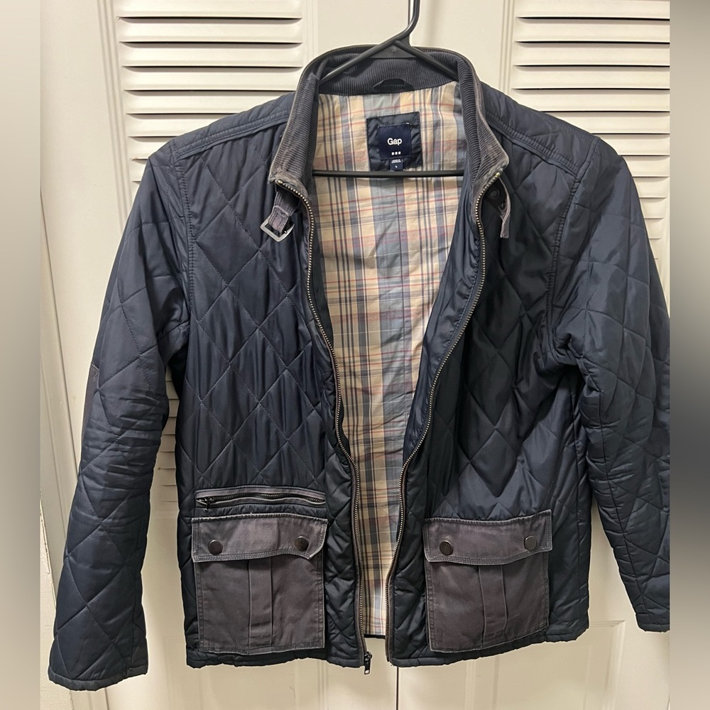 Navy Gap Puff Jacket - image 2